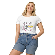 Load image into Gallery viewer, Daughter Of A King Women’s basic organic t-shirt
